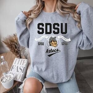 Sdsu Aztecs San Diego Grey Sweater, San Diego State University Sweatshirt